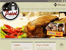 Tablet Screenshot of churrascariapaiol.com.br